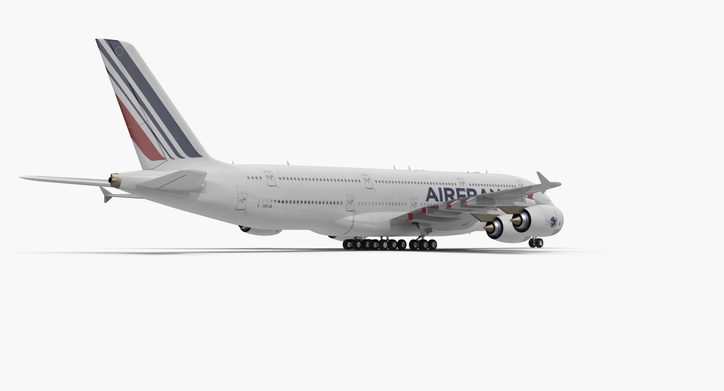 Airbus A380 1000 Air France 3D